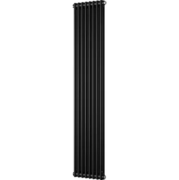 Radiátor Hopa Tubus 2 koupelnový radiátor 485 x 1800 mm boční připojení barva černá RADTUB21801031