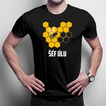Žertovný předmět Šéf úlu - pánské tričko s potiskem