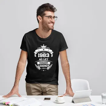 Žertovný předmět 1983 Narození legendy 40 let - pánské tričko s potiskem