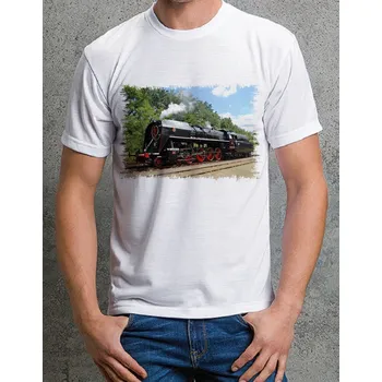 Pánské tričko tričko s lokomotivou 475 L