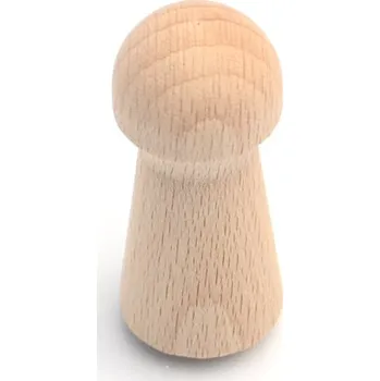 Věšák Věšák šatní dřevěný VSD2 surový BUK, pr. 20 mm