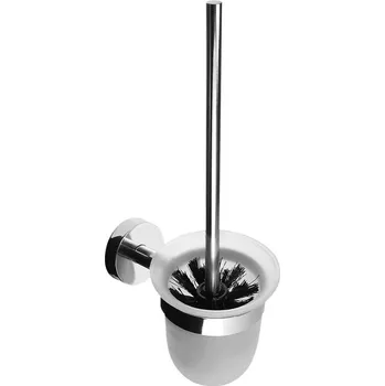 WC štětka Sanela WC kartáč nerez/sklo, povrch lesklý SLZD 24