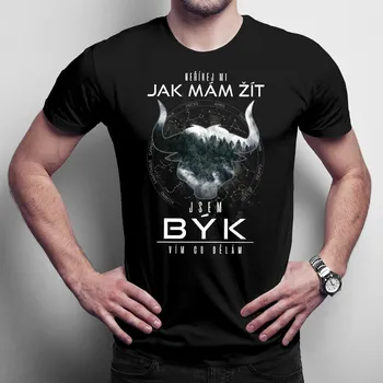 Žertovný předmět Jsem býk, vím, co dělám - pánské tričko s potiskem