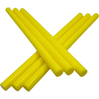 Průmyslové lepidlo BULDOK Tavné lepidlo barevné tyčinky žlutá 11,5x200mm 5kg