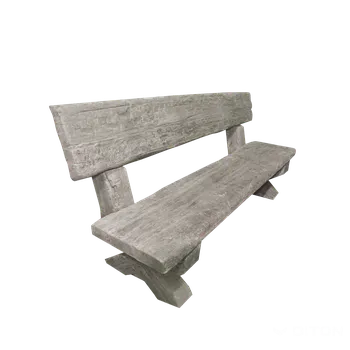 Zahradní nábytek DITON Lavice, stoly - vzor DUB Velikost: 180 × 70 x 86, Varianta: Lavice s opěradlem Dub arktic, Povrch: natur, reliéfní