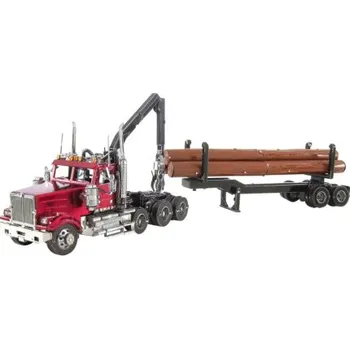 3D puzzle METAL EARTH 3D puzzle Western Star 4900 Log Truck s návěsem (ICONX) 127125