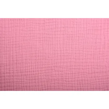 Čtyřvrstvý mušelín v růžové barvě 186211