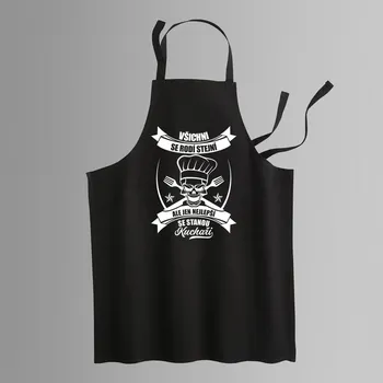 Žertovný předmět Všichni se rodi stejni, ale jen nejlepši se stanou kuchaři - zástěra