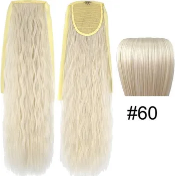 Paruka Syntetický příčesek pro vysoký culík | 55 cm - 60