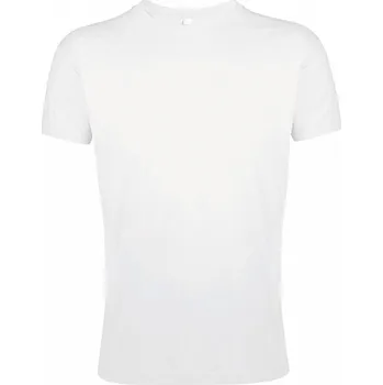 Pánské tričko Sol's Přiléhavé pánské tričko Regent Fit 100% bavlna Barva: Bílá, Velikost: XXL L149
