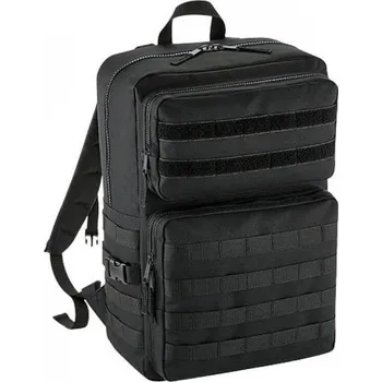 Cestovní taška BagBase Outdoor batoh Molle Tactical s vnitřní protiskluzovou kapsou Barva: Černá, Velikost: 30 x 45 x 22 cm BG848