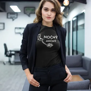 Žertovný předmět nočný akčný - dámské tričko pro fanoušky seriálu Noční agent