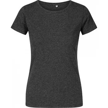 Dámské tričko X.O by Promodoro Lehké vypasované dámské tričko s kulatým výstřihem 100 % bavlna Barva: černá melír, Velikost: XS XO1505
