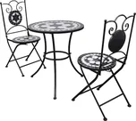 Bistro set 3dílný mozaikový keramický…