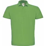 B&C Základní unisex piké polokošile BC 180 g/m Barva: Zelená, Velikost: XS BCPUI10