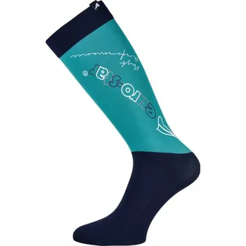Ponožky Euro-star Technical Design Smaragdová M (35-38)