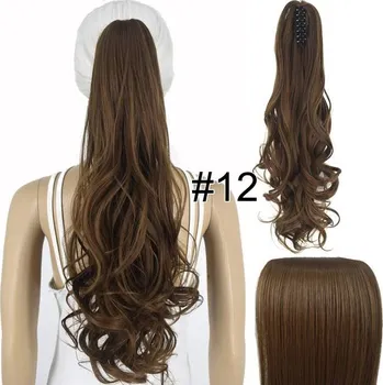 Příčesek Syntetické vlnité vlasy pro prodloužení | 55 cm - 12