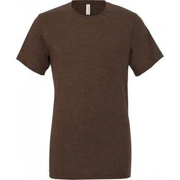 Pánská móda Bella+Canvas Unisex tričko trojsměsové pro melírový efekt Barva: Hnědá, Velikost: XS CV3413