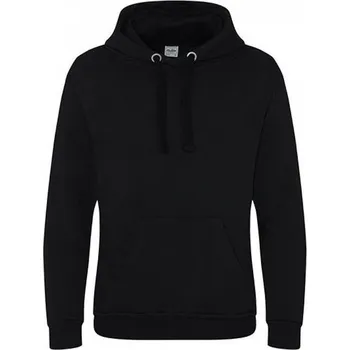 Pánská mikina Vysokogramážová unisex mikina klokanka Just Hoods s kapucí 330 g/m Barva: Černá, Velikost: 3XL JH101