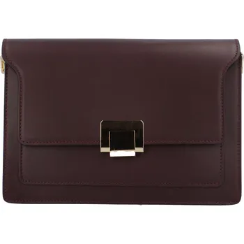 Kabelka Dámská malá kožená crossbody Aida, bordo