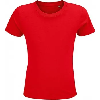 Dětská móda Sol's Dětské tričko Crusader z organické bavlny s přírodním enzymem 150 g/m Barva: červená, Velikost: 2 roky (86/94) L03580