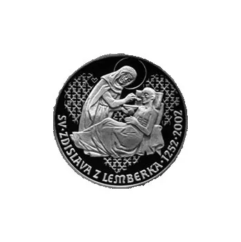 Česká mincovna 750. výročí úmrtí sv. Zdislavy z Lemberka 200 Kč 2002 stříbrná mince Proof 13 g