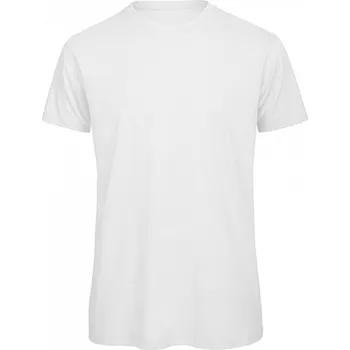Pánské tričko B&C Pánské organické tričko Inspire BC 140 g/m Barva: Bílá, Velikost: XL BCTM042