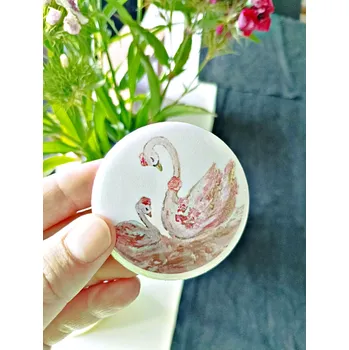 Placka Labutě - Art&Deco by TDS 0000419