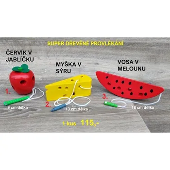 RC model auta SUPER DŘEVĚNÉ PROVLÉKÁNÍ - 1