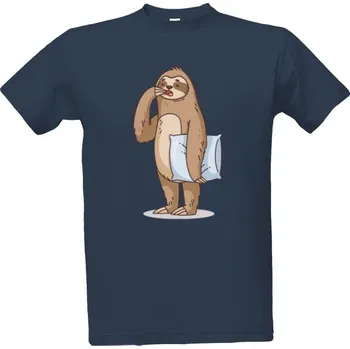 Tričko s potiskem Unavený lenochod pánské