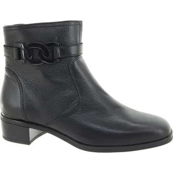 Dámské kozačky ARA Dámský černý kožený kotník 12-31803-01-265 Velikost 36