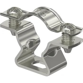 kabelová chránička OBO BETTERMANN Distanční příchytka, s připojovacím závitem M6, 17-20mm, Nerez ocel, materiál 1.4307, A2, 1.4301 typ ASL 733 20 A2 1362984