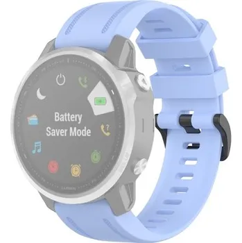 Příslušenství k chytrým hodinkám VSECHNONAMOBIL 37192 SILICONE Řemínek Garmin Fenix 6S/6 Pro /6S Sapphire modrý