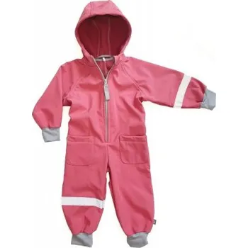Kojenecká kombinéza Pinkie Softshellová kombinéza - Pink/Grey, vel. 98 - 104