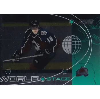 Karetní hra insert karta CHRIS DRURY 02-03 Topps Stadium Club World Stage číslo WS-2