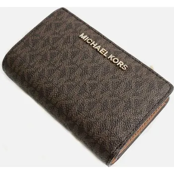 Peněženka Michael Kors peněženka bifold logo brown