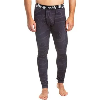Set pánského termoprádla Meatfly pánské termo kalhoty Sloan Morph Black | Černá | Velikost XXL