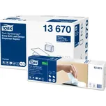 Tork Xpressnap® extra jemné bílé ubrousky do zásobníku - dekor lístků, 1 karton = 4000 ks, N4, 13670