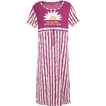 Dámská noční košile Noční košile FEEL IN LOVE - fialová Velikost: M