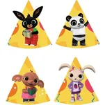 Amscan Papírové čepičky Bing 16 cm 8 ks