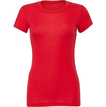 Dámské tričko Bella+Canvas Dámské lehké prodloužené tričko Bella Favorite Barva: červená, Velikost: S BL6004