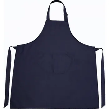 Kuchyňská zástěra Printwear Bavlněná pracovní zástěra s nastavitelným výstřihem Barva: modrá námořní, Velikost: 85 x 75 cm NT5220