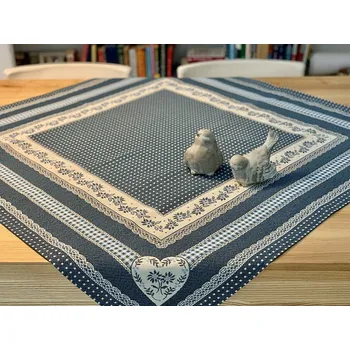 ubrus BYTEMA Gobelínový ubrus a šál SELSKÁ JIZBA modrá 40 x 50 cm