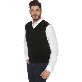 Pánská vesta Duuree.cz Kašmírová vesta Marco Barva: Černá, Velikost: 2XL