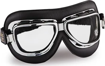 Motocyklové brýle Climax Vintage 510 moto brýle čirá skla