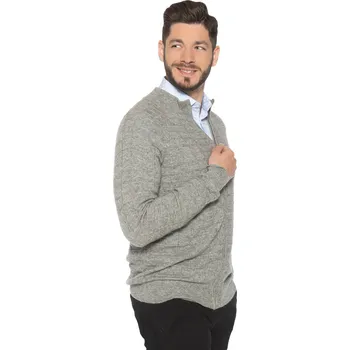 Pánský svetr Duuree.cz Kašmírový svetr Merlin Barva: Tmavě šedá, Velikost: 2XL