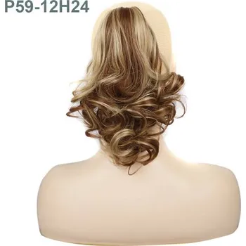 Příčesek Syntetický vlnitý culík s klipem - P59-12H24,30 cm