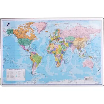 Karton P+P Podložka na stůl 60 x 40 cm, Mapa Světa