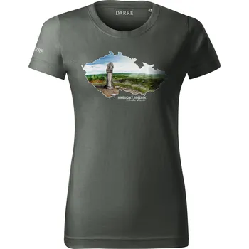 Dámské tričko DARRÉ Dámské tričko Králický Sněžník - tmavě břidlicová Velikost: M