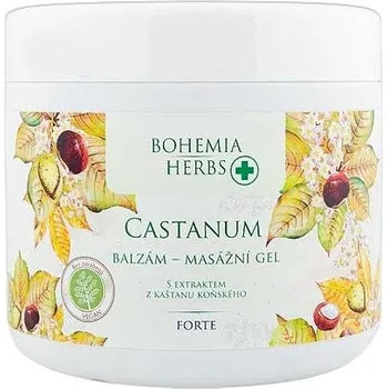 Masážní přípravek Bohemia Herbs masážní gel 600 ml extra silný forte koňský kaštan